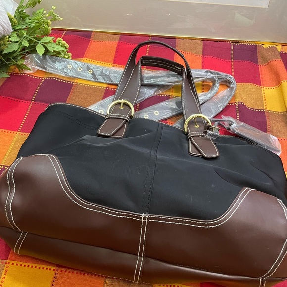 Nylon Leather shoulder straps Bag - Picture 8 of 12